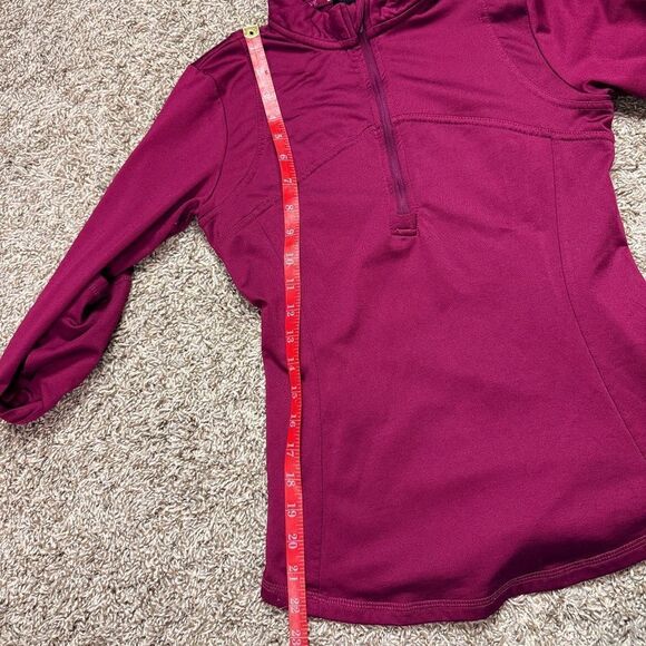 Spyder Magenta 3/4 Pullover Sweatshirt - Picture 4 of 5